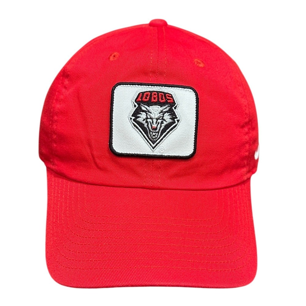 University of New Mexico UNM Lobos Dri Fit Nike Heritage86 Hat Cap Strap Back